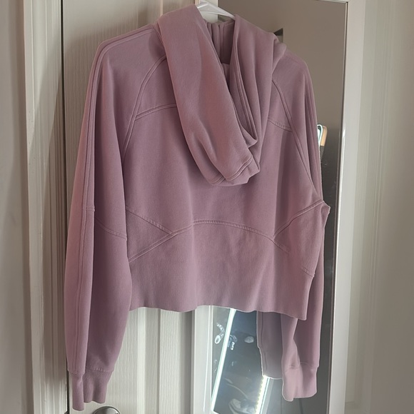 Lululemon Oversized Scuba Half Zip Pink Peony - Picture 3 of 3